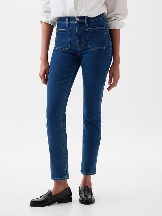 Image number 3 showing, Mid Rise Vintage Slim Jeans