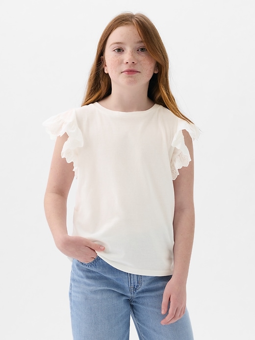 Image number 8 showing, Kids Eyelet T-Shirt