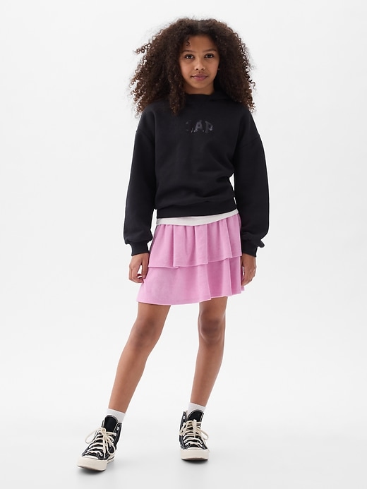 1 of 8 showing, with the color sugar pink of product Kids Towel Terry Skirt