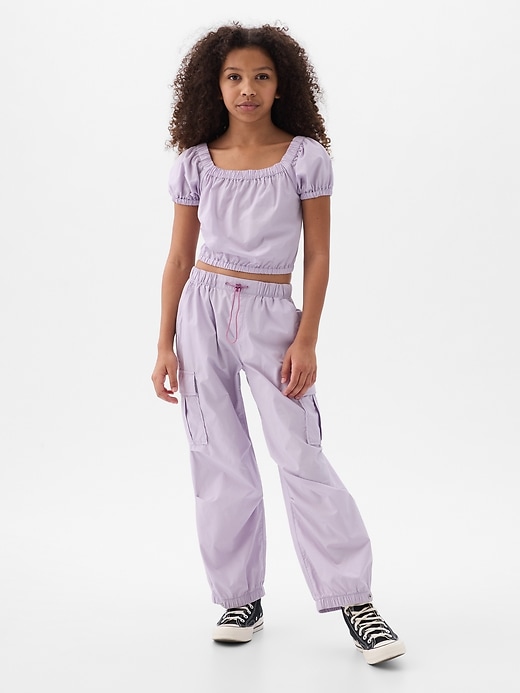 Image number 3 showing, Kids Puff-Sleeve Top