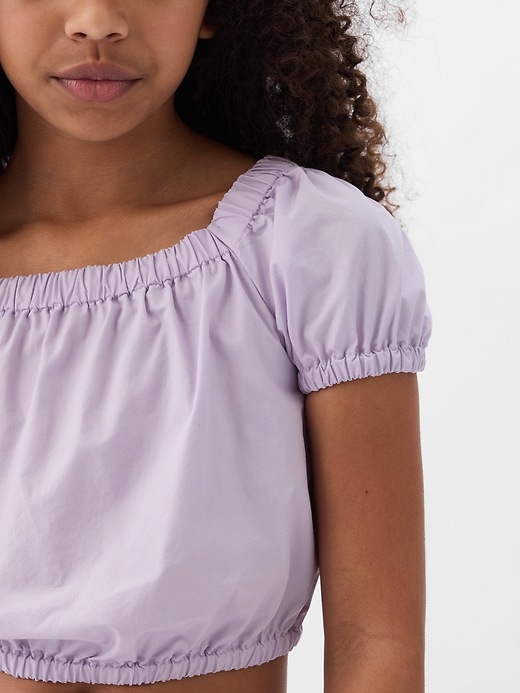 Image number 4 showing, Kids Puff-Sleeve Top