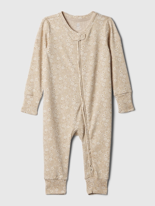 Image number 1 showing, Baby Supima® Footless One-Piece