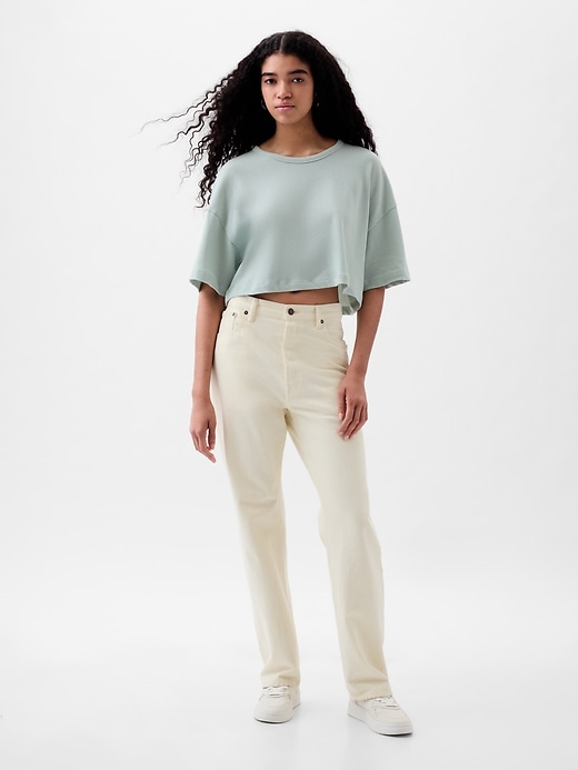 Image number 3 showing, Ultra-Cropped Oversized T-Shirt