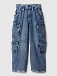 Kids Baggy Cargo Jeans