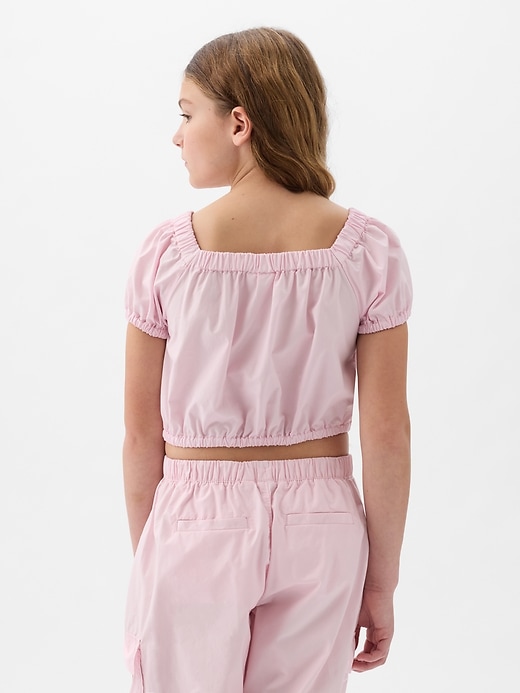 Image number 2 showing, Kids Puff-Sleeve Top