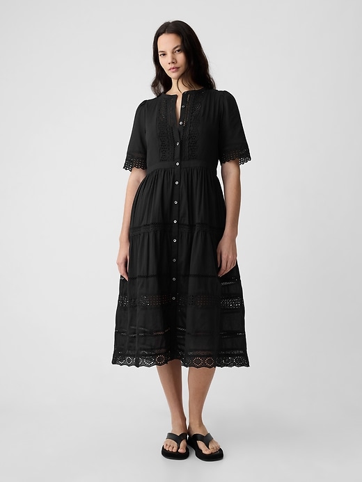 Image number 8 showing, Lace Midi Dress