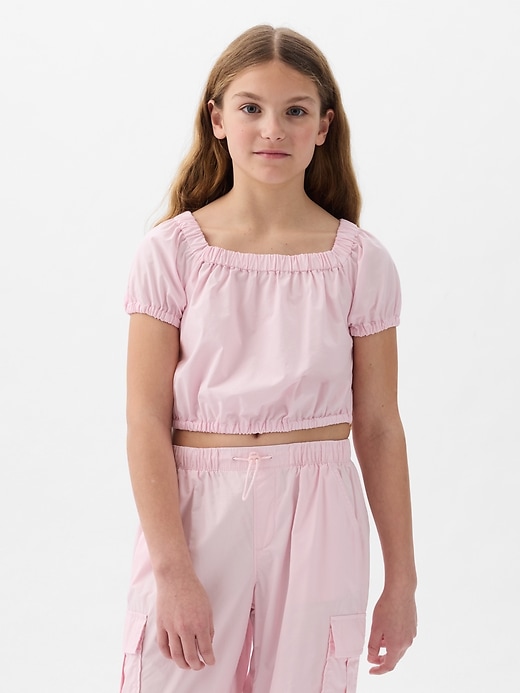 Image number 1 showing, Kids Puff-Sleeve Top