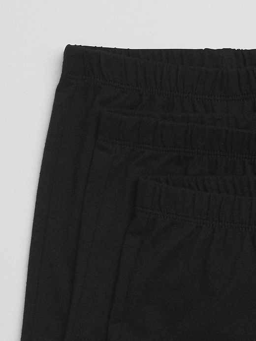 2 of 8 showing, with the color true black of product Kids Pull-On Cartwheel Shorts (3-Pack)