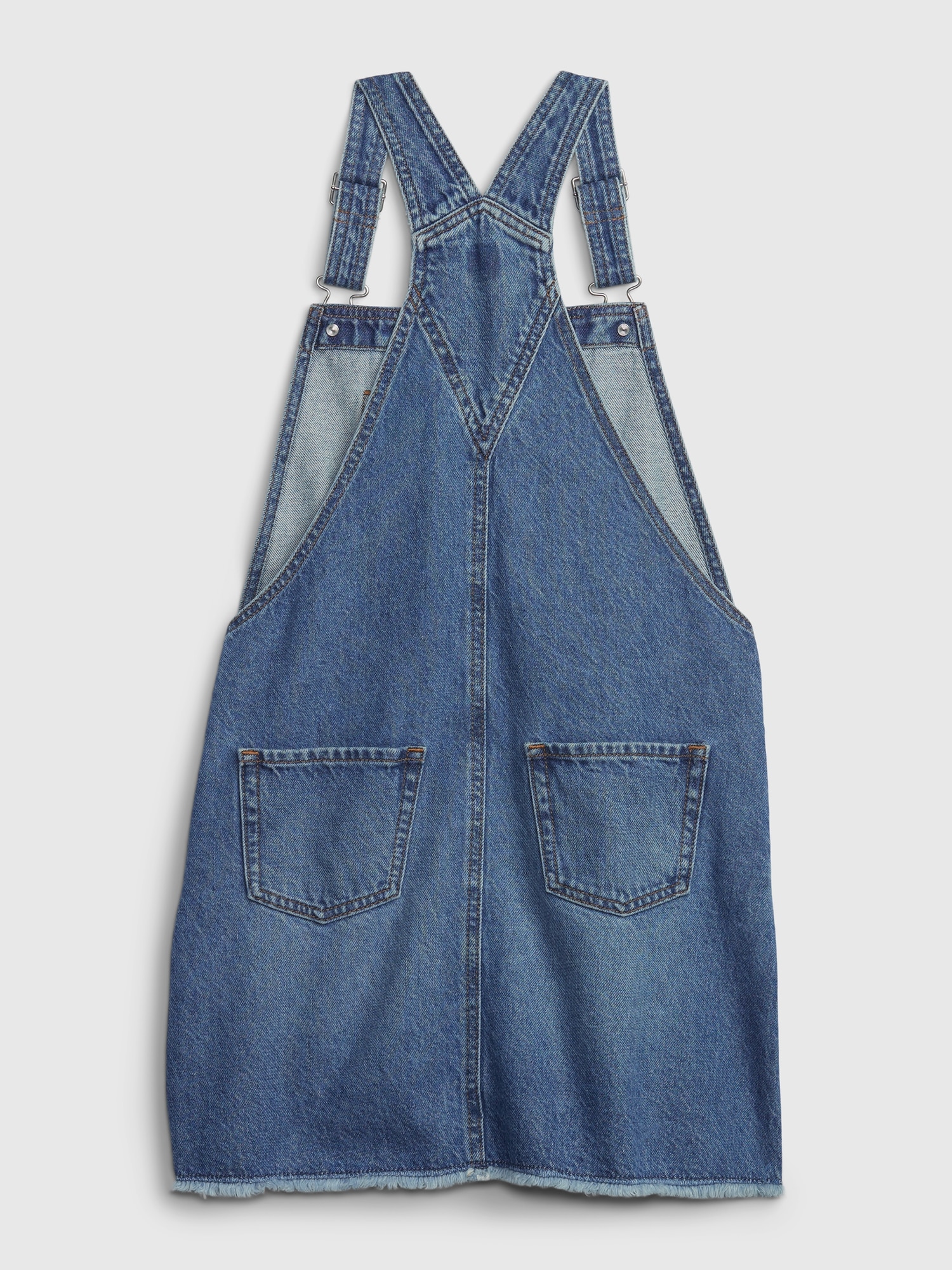 Tea Collection Chambray Pinafore Dress 4