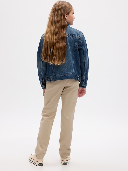 Image number 2 showing, Kids Uniform Skinny Khakis with Gap Shield