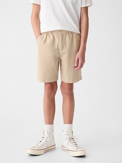 Image number 2 showing, Kids Linen-Cotton Shorts