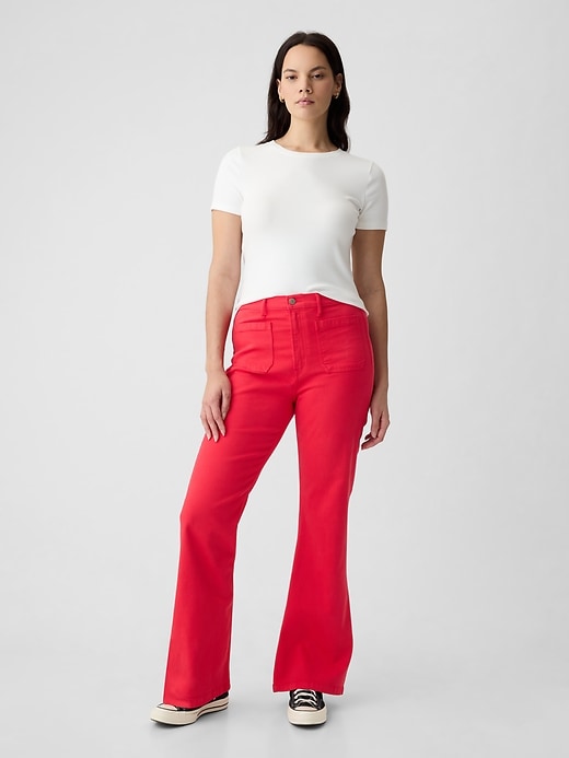 Image number 5 showing, High Rise '70s Flare Jeans