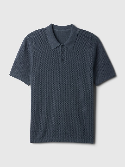 Image number 7 showing, Textured Polo Shirt