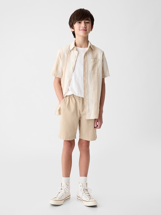 Image number 6 showing, Kids Linen-Cotton Shorts