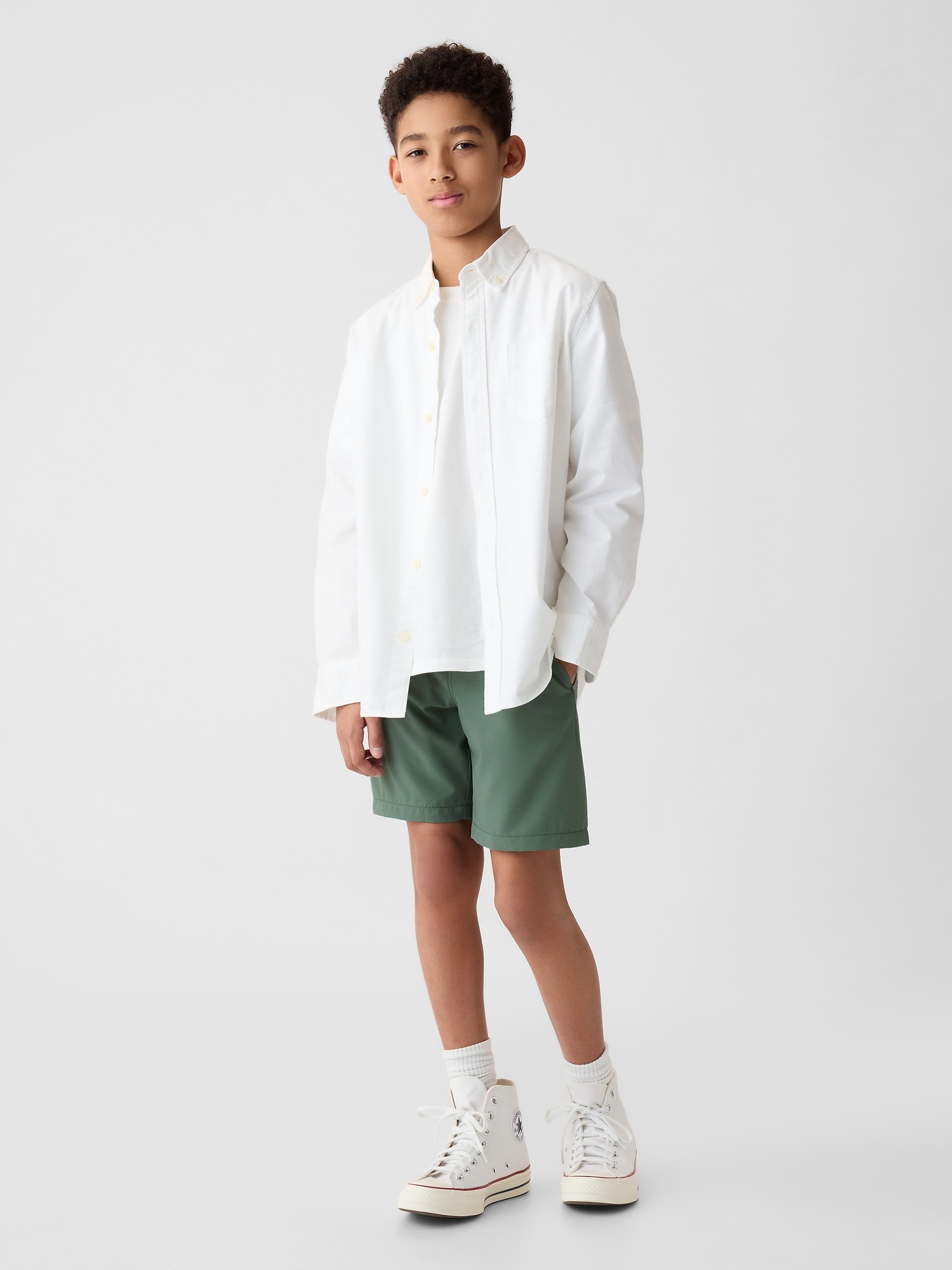 Kids QuickDry Lined Shorts Gap
