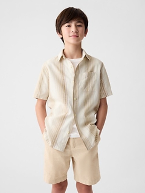 Kids Linen-Cotton Shirt