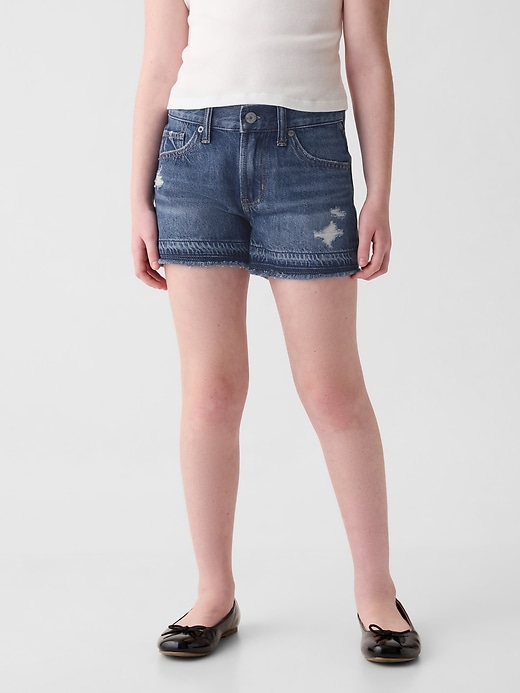 Image number 2 showing, Kids Low Rise Denim Shorts