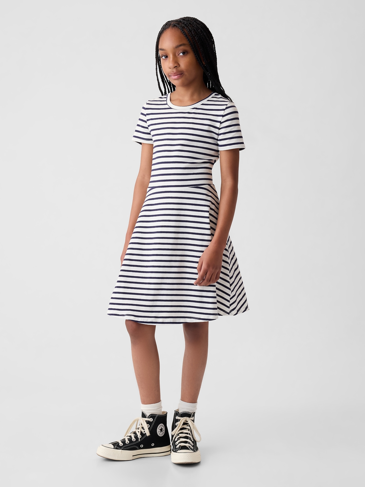 Kids Print Skater Dress