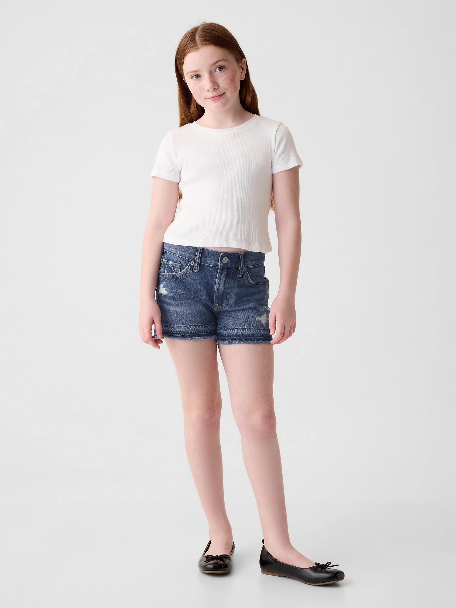 Kids Low Rise Denim Shorts | Gap