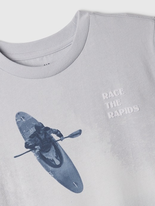 2 of 8 showing, with the color grey of product Kids Graphic T-Shirt