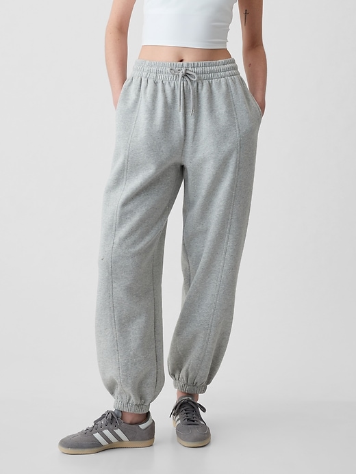 1 of 8 showing, with the color light heather gray of product VintageSoft Baggy Sweatpants