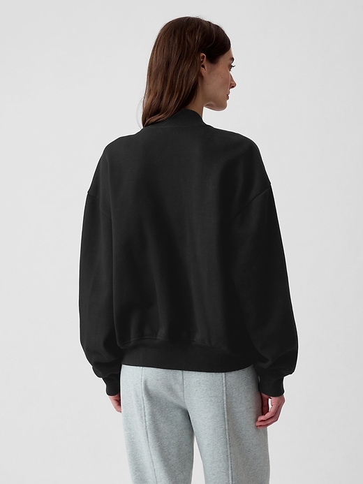 2 of 8 showing, with the color True black of product Vintage Soft Bomber Jacket