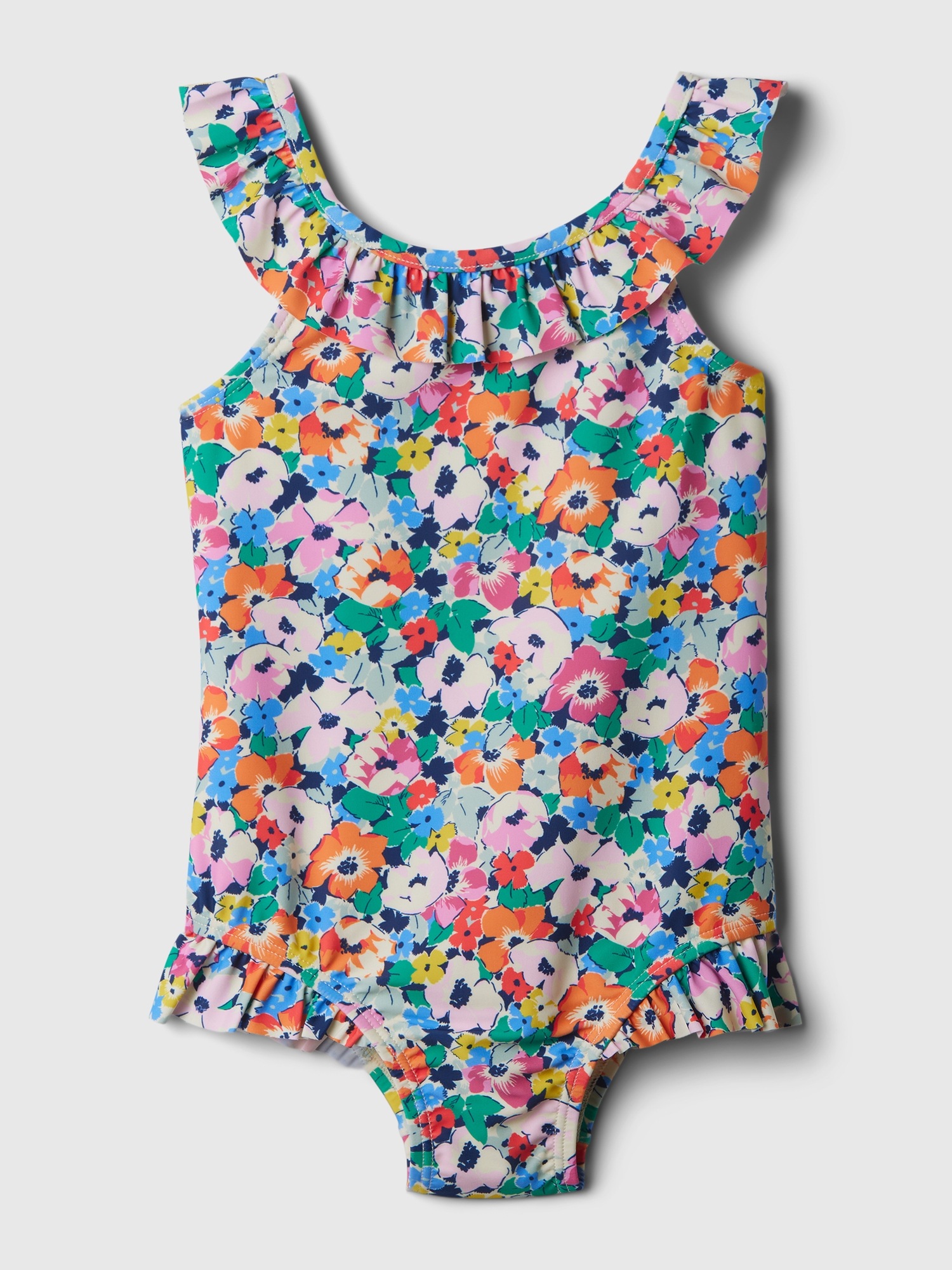 Gap Baby Swim One-piece In Milk Multi Floral