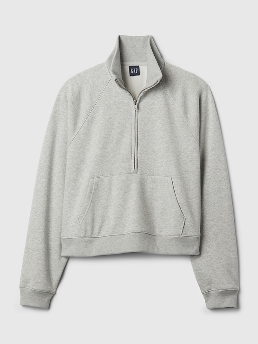 VintageSoft Cropped Half-Zip Pullover | Gap