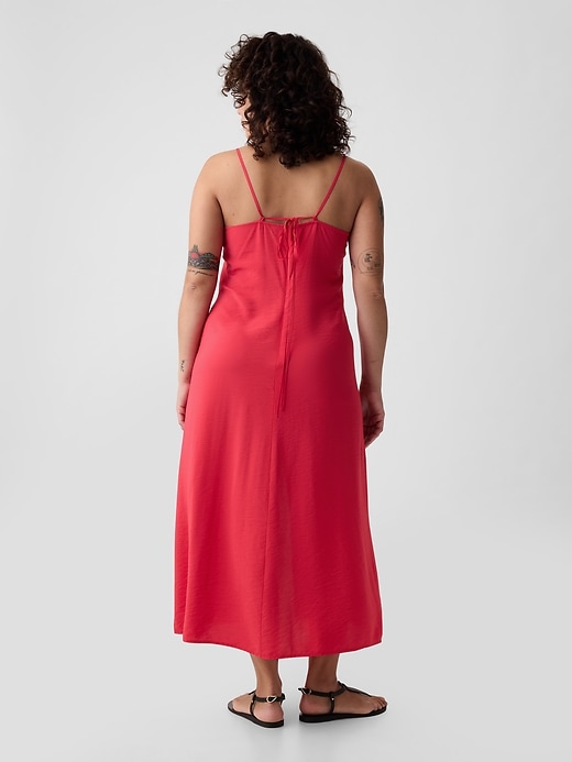 Image number 5 showing, Ruched Slip Midi Dress