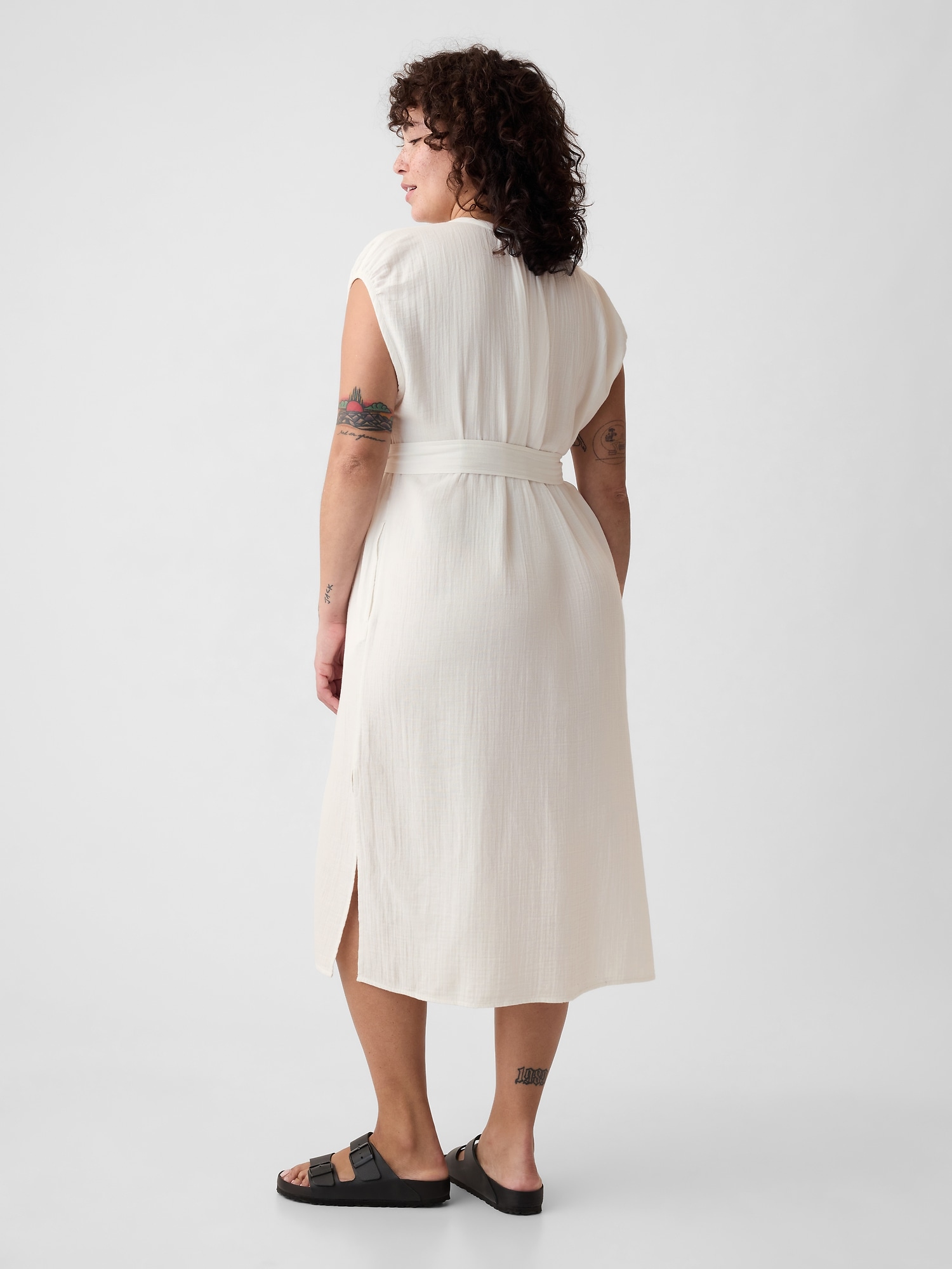 The Rippling Gauze Dress