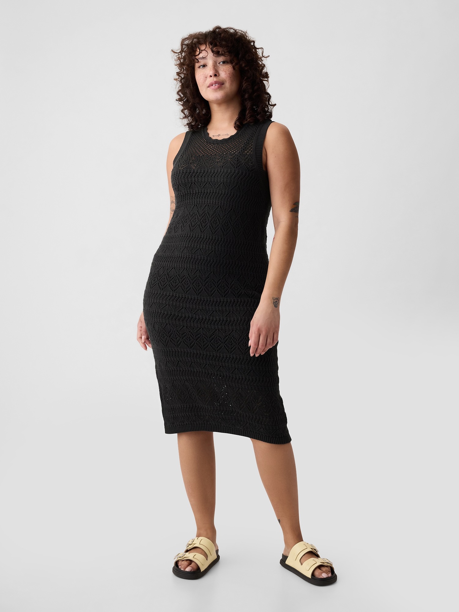 Crochet Midi Dress | Gap