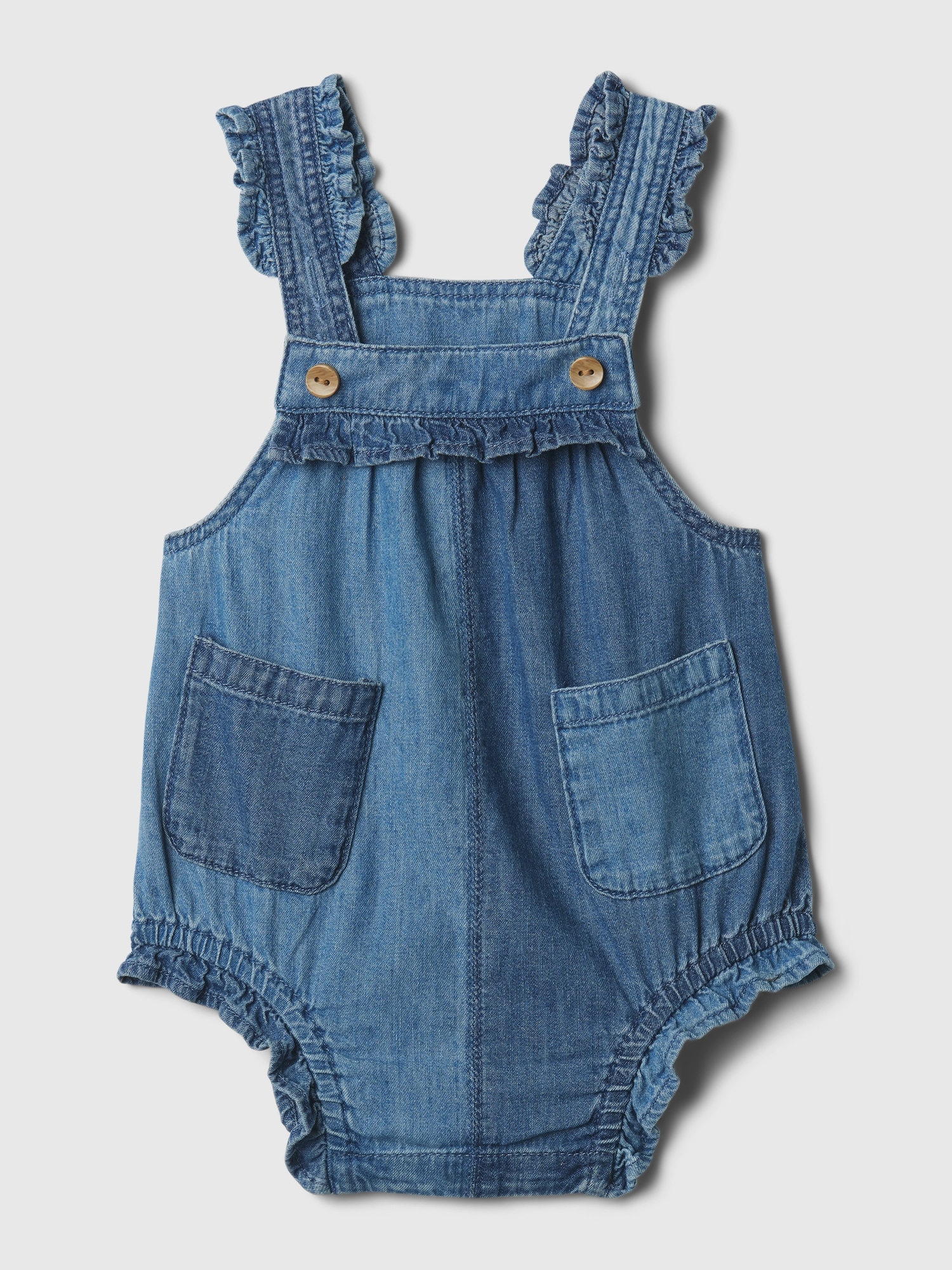 Baby Denim Shorty One-Piece | Gap