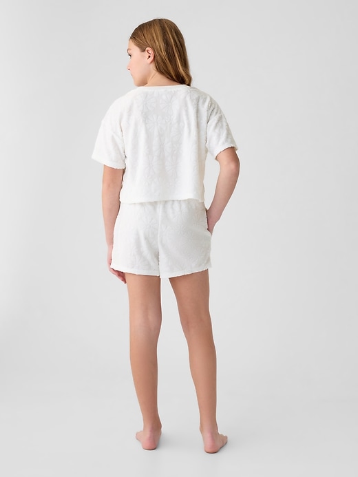 2 of 8 showing, with the color new off white of product Kids Recycled PJ Set