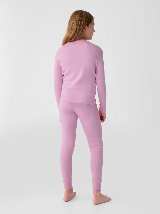 2 of 8 showing, with the color pink multi of product Kids Organic Cotton PJ Set (2-Pack)