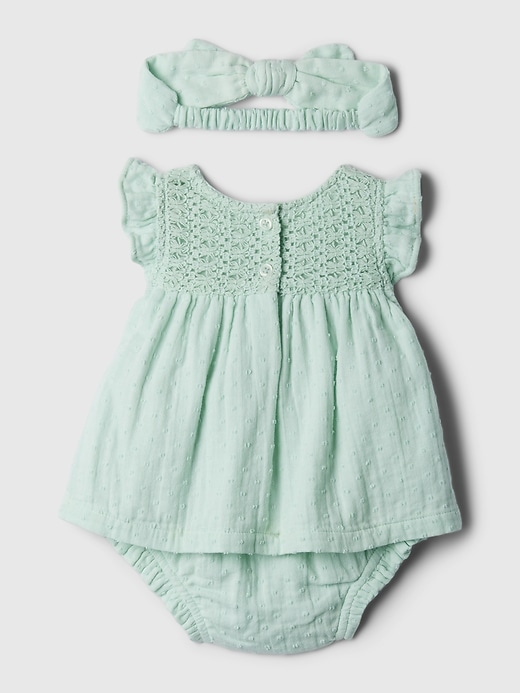 Image number 2 showing, Baby Crochet Outfit Set