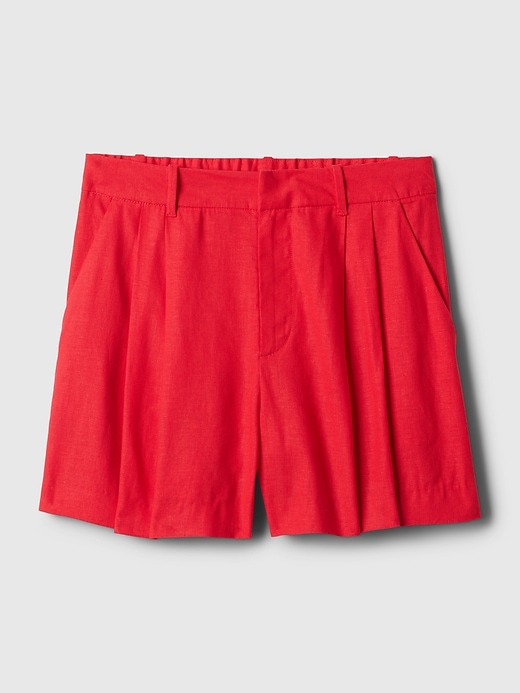 Image number 7 showing, 365 High Rise Linen-Blend Shorts