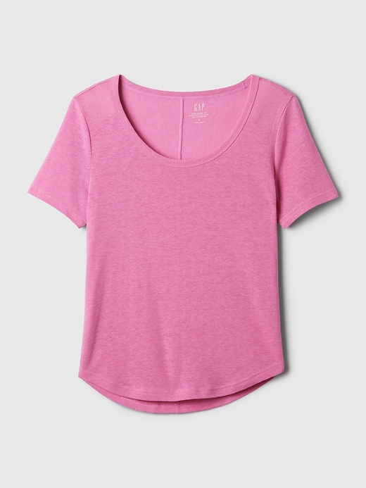 Image number 4 showing, Linen-Blend T-Shirt