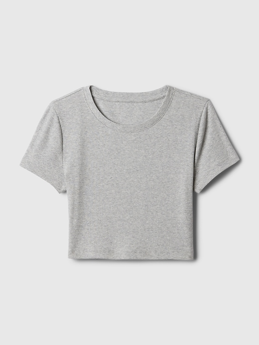 Image number 8 showing, Modern Rib Ultra-Cropped T-Shirt