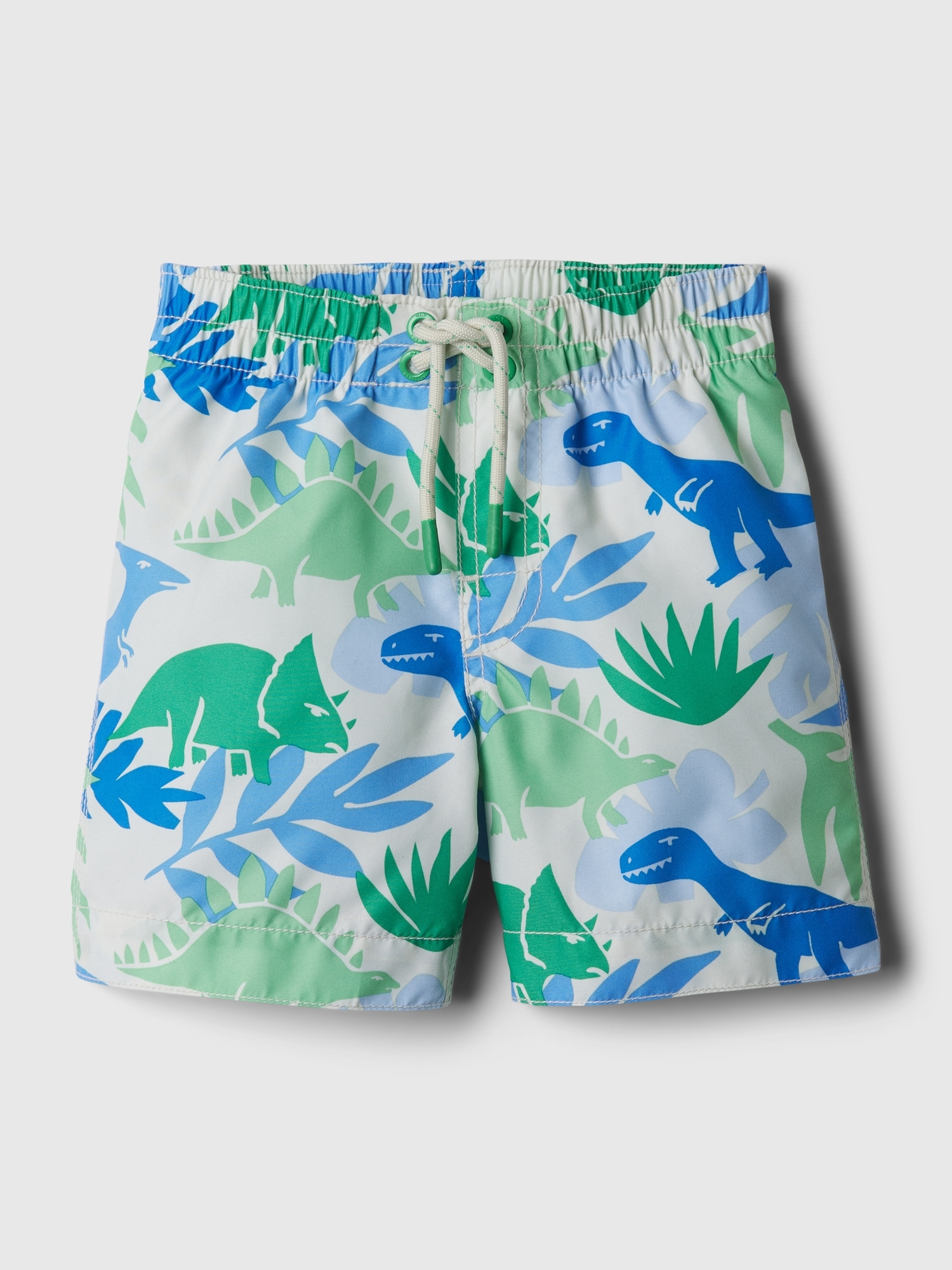 Shop Gap Baby Recycled Swim Trunks In Green Dino