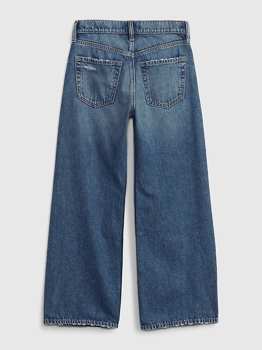 Image number 5 showing, Kids Low Rise Stride Wide-Leg Jeans