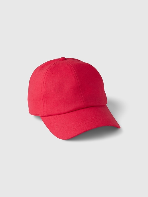 Image number 5 showing, Linen-Cotton Baseball Hat