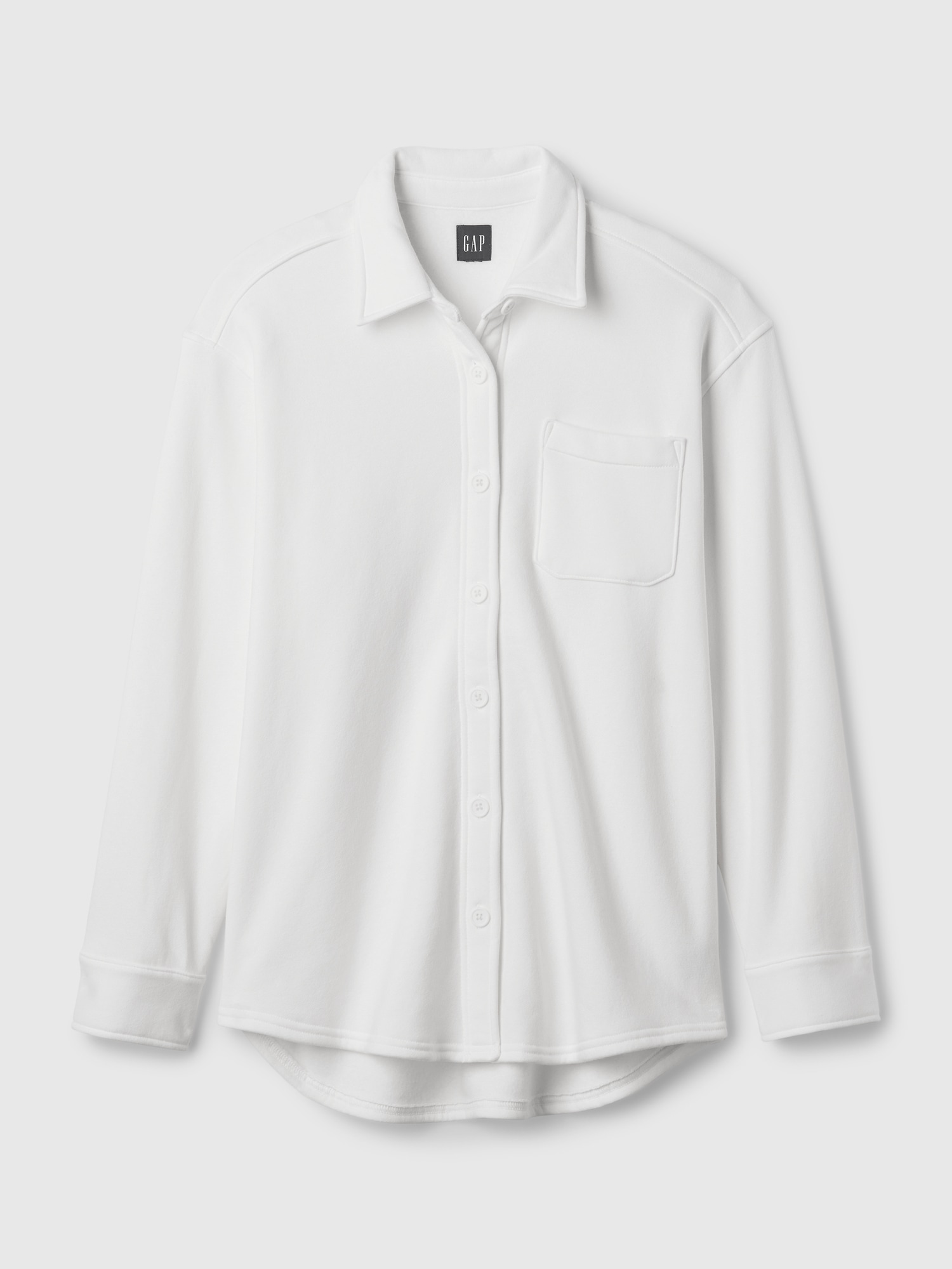 White button sale up jacket