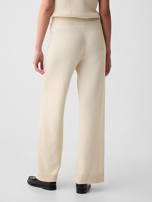 2 of 8 showing, with the color chino of product Wide-Leg Sweater Pants
