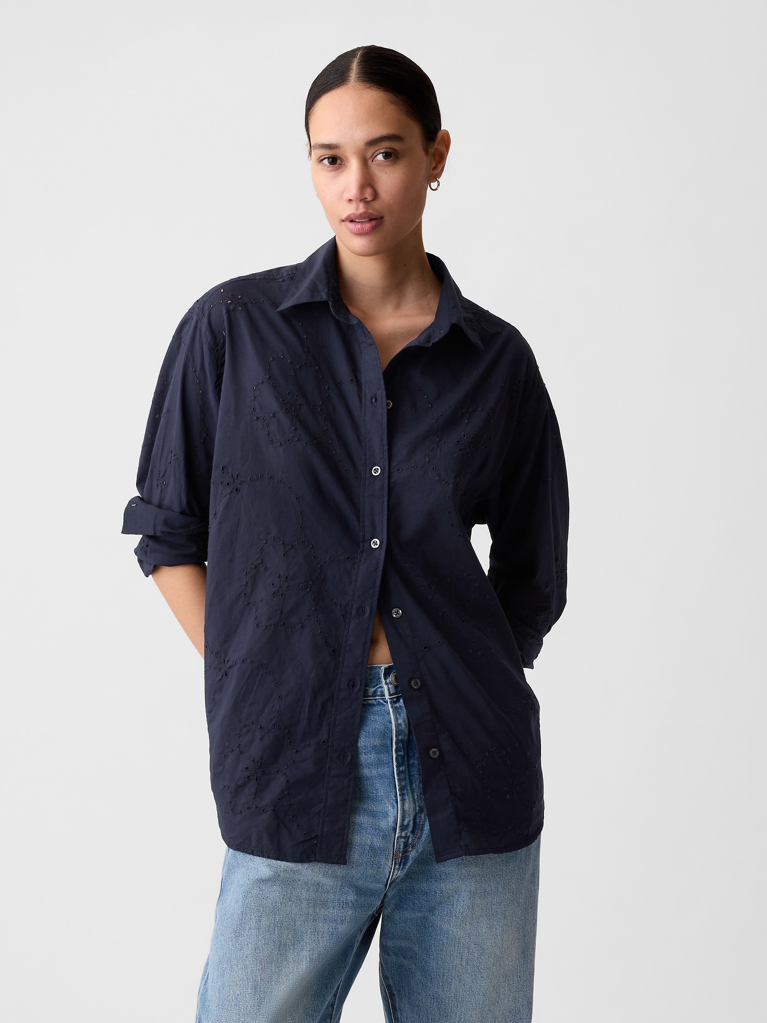 Eyelet Big Shirt