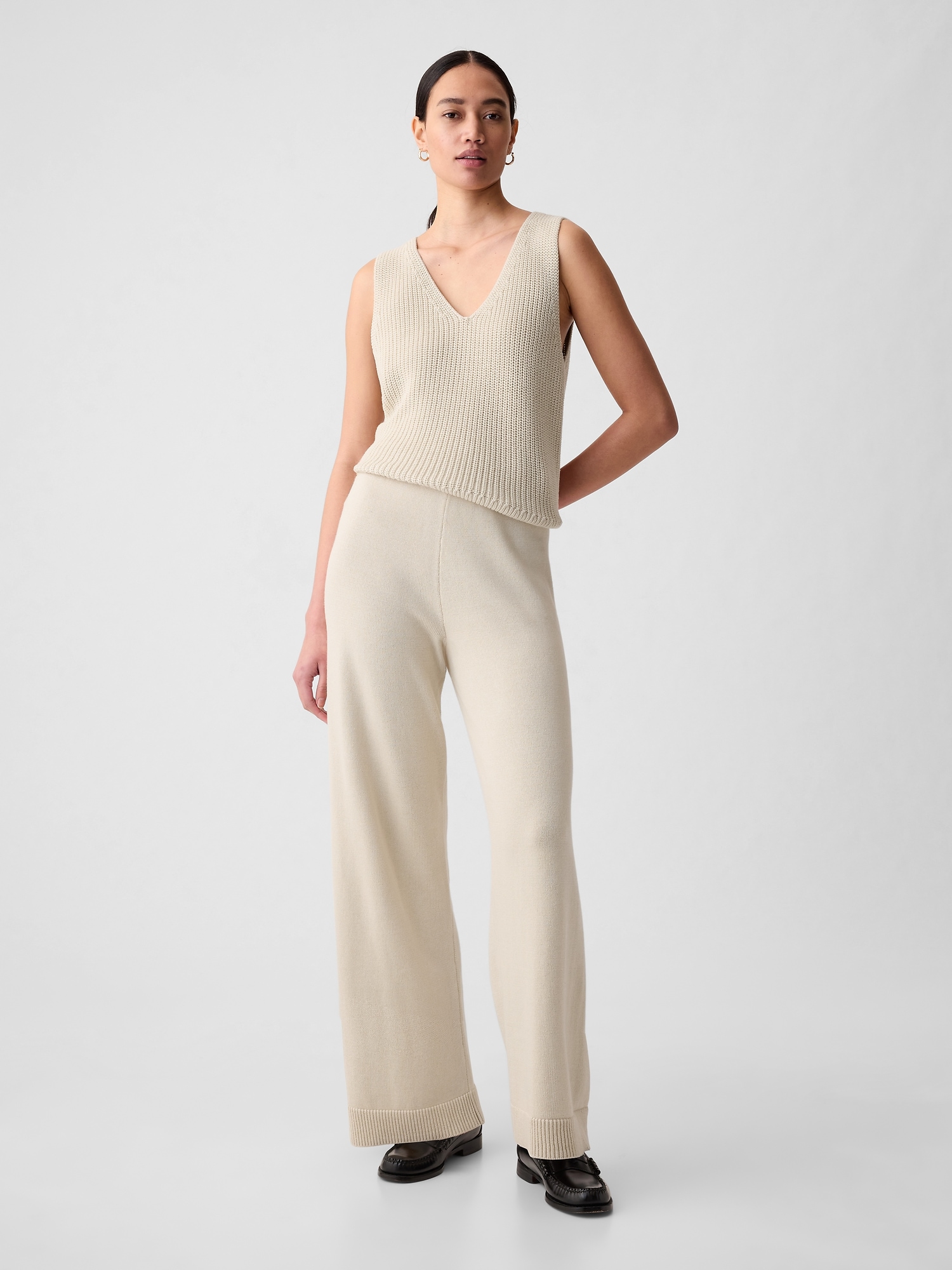 Malibu Flowy Pants Taupe – Ela women's fashion