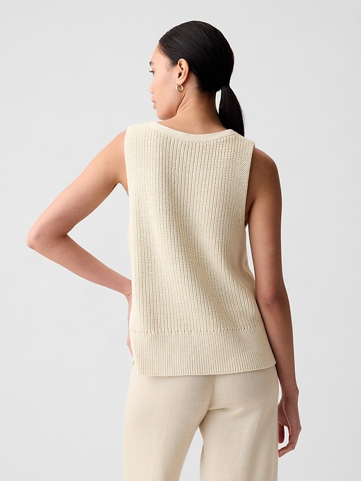 2 of 8 showing, with the color chino of product Relaxed Sweater Vest