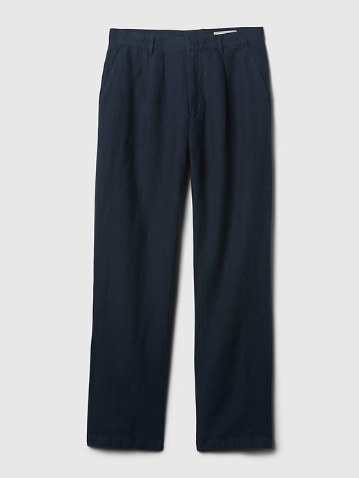 Image number 10 showing, Linen-Cotton Pleated Trousers