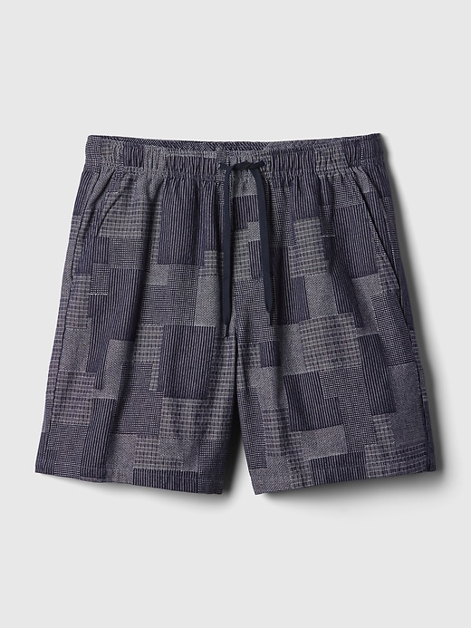 Image number 5 showing, 7" Patchwork Easy Shorts