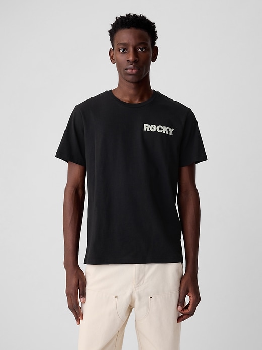 1 of 8 showing, with the color black of product Rocky Graphic T-Shirt