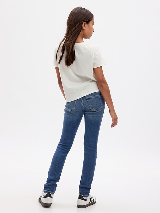 Image number 2 showing, Kids Mid Rise Super Skinny Jeans